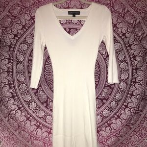 White Sweater Dress